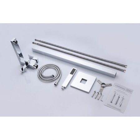 Anzzi Khone 2-Handle Claw Foot Tub Faucet in Polished Chrome FS-AZ0037CH